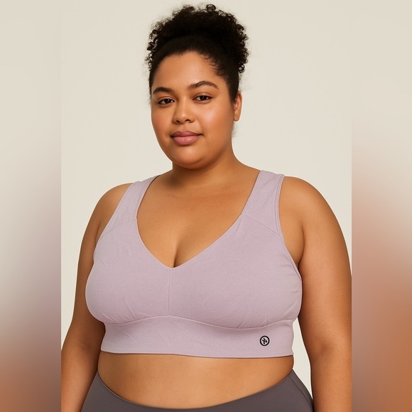 Kinflyte dream bra in lilac grey - size large - Picture 1 of 10